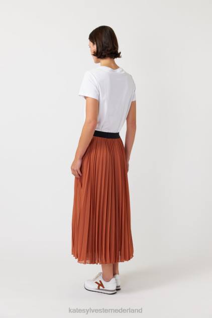 vrouwen golvende rok Kate Sylvester kleding 8LB4O301 kruid