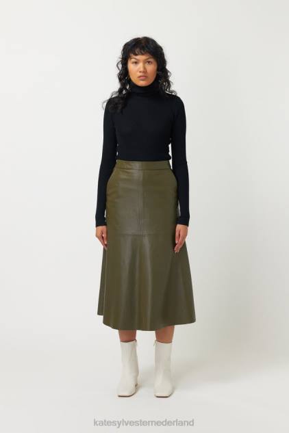 vrouwen kiara rok Kate Sylvester kleding 8LB4O17 olijf