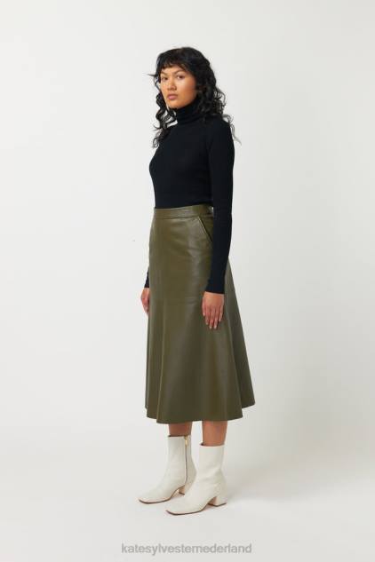 vrouwen kiara rok Kate Sylvester kleding 8LB4O17 olijf