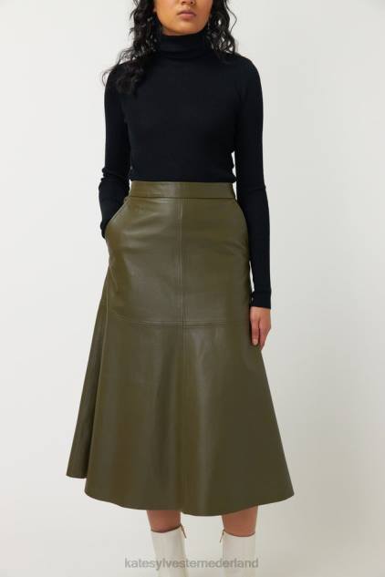 vrouwen kiara rok Kate Sylvester kleding 8LB4O17 olijf