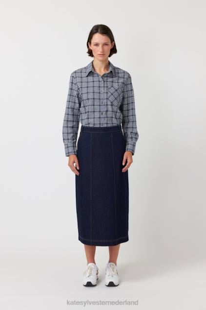 vrouwen spijkerrok Kate Sylvester kleding 8LB4O302 indigo