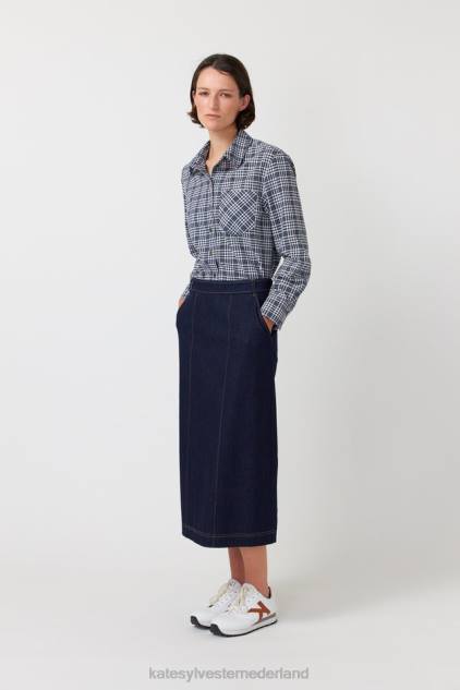 vrouwen spijkerrok Kate Sylvester kleding 8LB4O302 indigo
