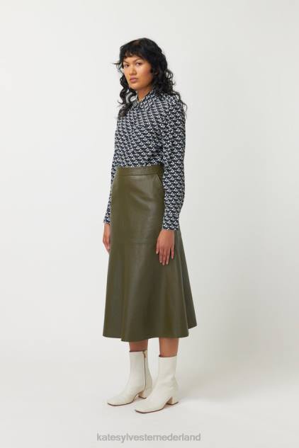 vrouwen leda-shirt Kate Sylvester kleding 8LB4O9 zwart wit