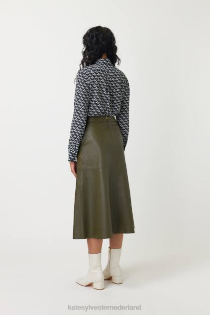 vrouwen leda-shirt Kate Sylvester kleding 8LB4O9 zwart wit