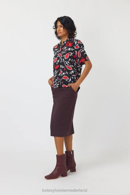 vrouwen Leonardo-shirt Kate Sylvester kleding 8LB4O213 roze