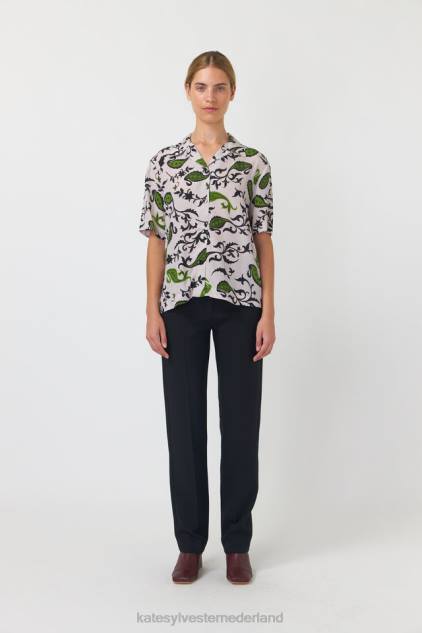 vrouwen Leonardo-shirt Kate Sylvester kleding 8LB4O217 gras