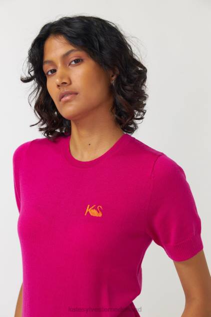 vrouwen Molly top Kate Sylvester kleding 8LB4O172 fuchsia