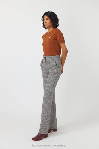vrouwen Molly top Kate Sylvester kleding 8LB4O174 tabak