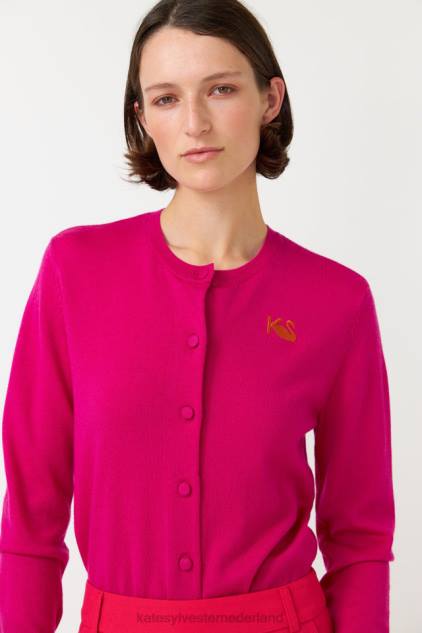 vrouwen Polly vest Kate Sylvester kleding 8LB4O173 fuchsia
