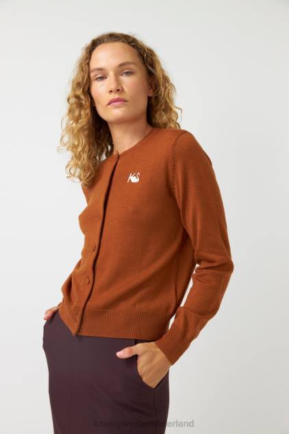 vrouwen Polly vest Kate Sylvester kleding 8LB4O175 tabak