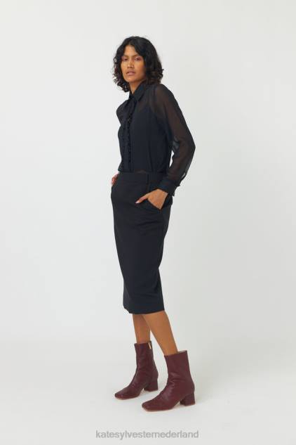 vrouwen Valetta-shirt Kate Sylvester kleding 8LB4O211 zwart