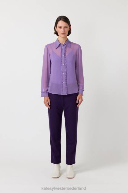 vrouwen Valetta-shirt Kate Sylvester kleding 8LB4O214 lila
