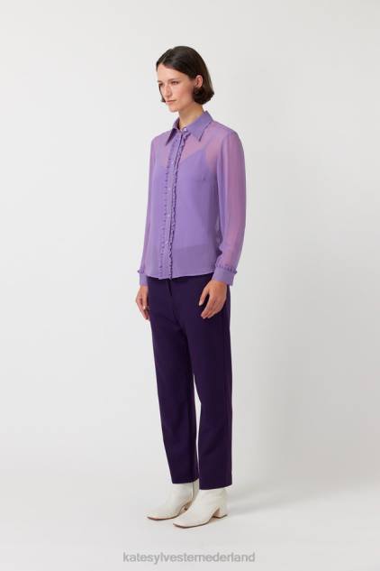 vrouwen Valetta-shirt Kate Sylvester kleding 8LB4O214 lila