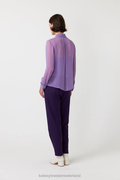 vrouwen Valetta-shirt Kate Sylvester kleding 8LB4O214 lila