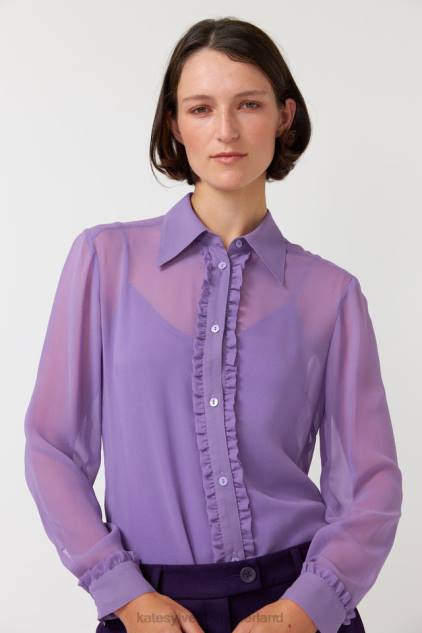 vrouwen Valetta-shirt Kate Sylvester kleding 8LB4O214 lila