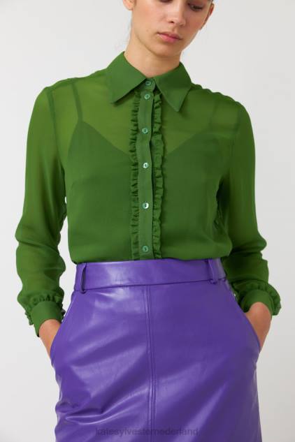 vrouwen Valetta-shirt Kate Sylvester kleding 8LB4O215 gras