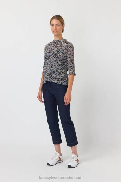 vrouwen bloeiende bovenkant Kate Sylvester kleding 8LB4O185 ivoren bloemen