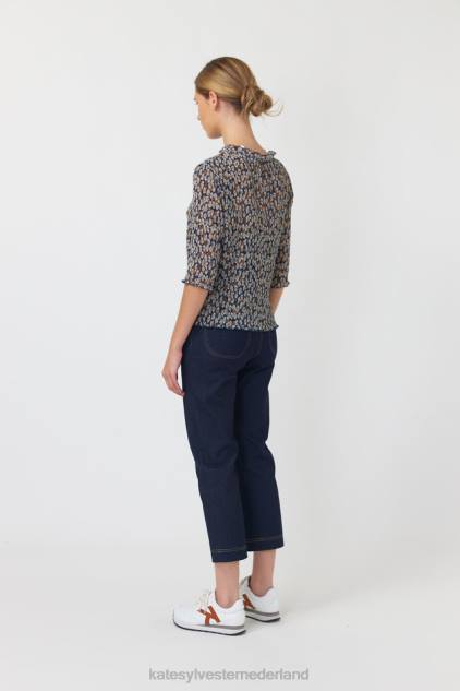 vrouwen bloeiende bovenkant Kate Sylvester kleding 8LB4O185 ivoren bloemen