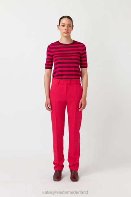 vrouwen bovenkant Kate Sylvester kleding 8LB4O202 roze streep