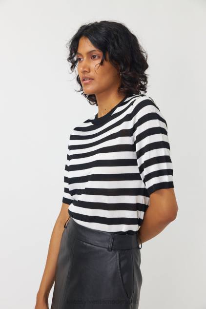 vrouwen bovenkant Kate Sylvester kleding 8LB4O208 zwarte streep