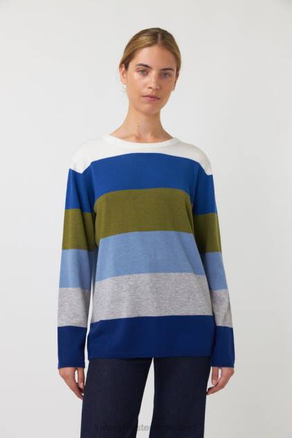 vrouwen caleidoscoop trui Kate Sylvester kleding 8LB4O186 blauwe tinten