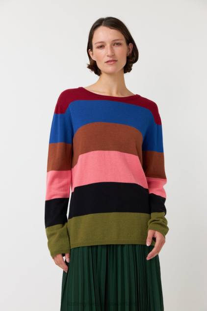 vrouwen caleidoscoop trui Kate Sylvester kleding 8LB4O190 regenboog
