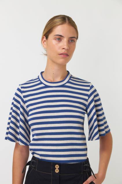 vrouwen gestreept topje Kate Sylvester kleding 8LB4O198 inkt streep