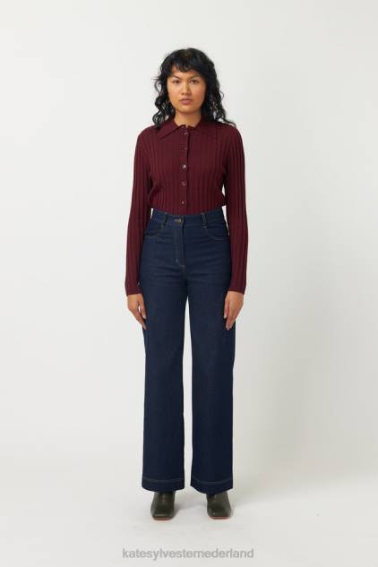 vrouwen karmel top Kate Sylvester kleding 8LB4O41 espresso