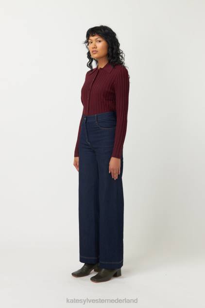 vrouwen karmel top Kate Sylvester kleding 8LB4O41 espresso