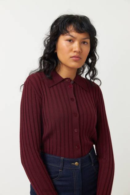 vrouwen karmel top Kate Sylvester kleding 8LB4O41 espresso