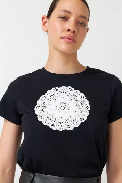vrouwen kleedje t-shirt Kate Sylvester kleding 8LB4O204 zwart