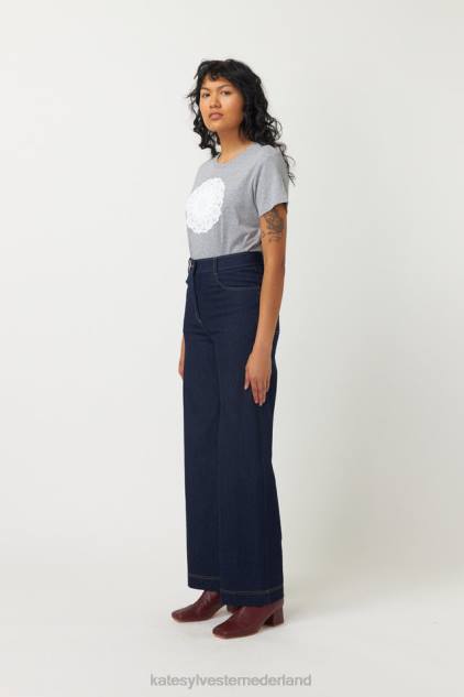 vrouwen kleedje t-shirt Kate Sylvester kleding 8LB4O206 grijs gemêleerd