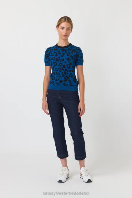 vrouwen luipaard topje Kate Sylvester kleding 8LB4O189 marien