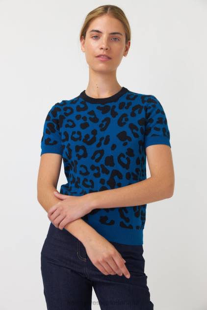 vrouwen luipaard topje Kate Sylvester kleding 8LB4O189 marien