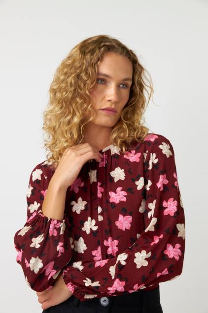 vrouwen magnolia-topje Kate Sylvester kleding 8LB4O195 espresso