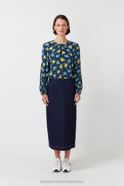 vrouwen magnolia-topje Kate Sylvester kleding 8LB4O196 inkt
