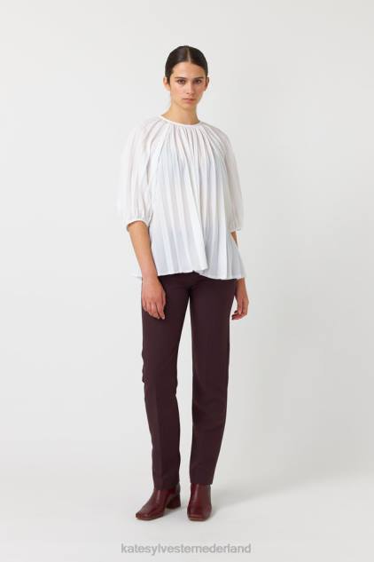 vrouwen nina top Kate Sylvester kleding 8LB4O200 wit