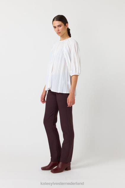 vrouwen nina top Kate Sylvester kleding 8LB4O200 wit