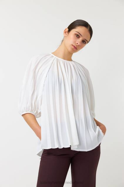 vrouwen nina top Kate Sylvester kleding 8LB4O200 wit