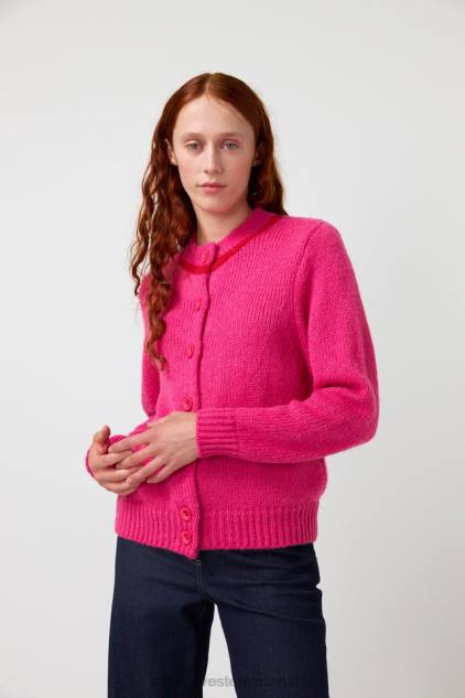 vrouwen pluizig vest Kate Sylvester kleding 8LB4O162 roze