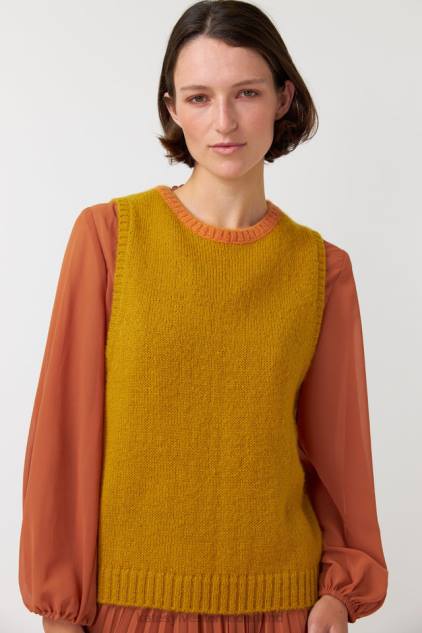 vrouwen pluizig vest Kate Sylvester kleding 8LB4O166 marmelade