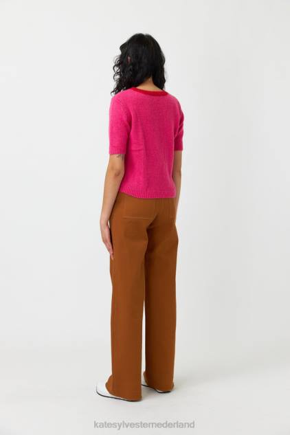 vrouwen pluizige bovenkant Kate Sylvester kleding 8LB4O161 roze