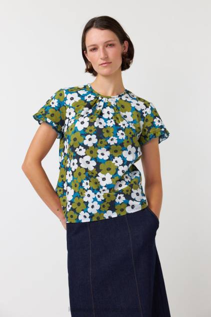 vrouwen pop-top Kate Sylvester kleding 8LB4O224 ivoor olijf