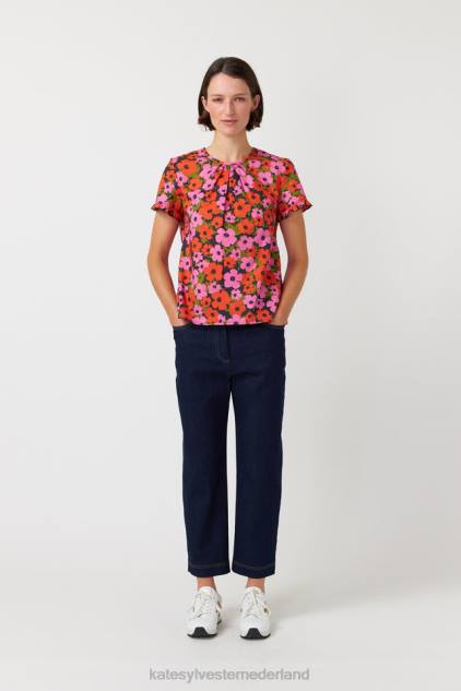 vrouwen pop-top Kate Sylvester kleding 8LB4O235 roze oranje