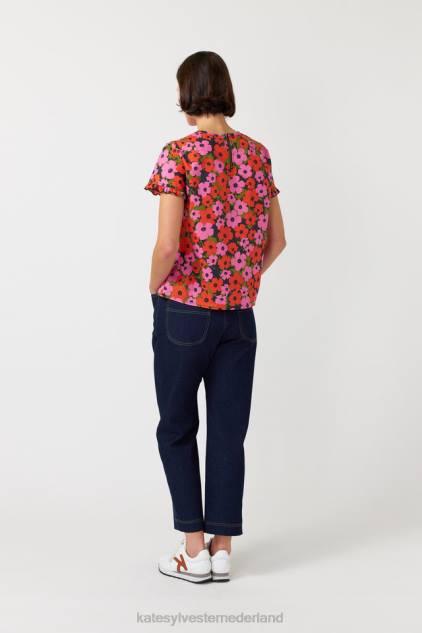 vrouwen pop-top Kate Sylvester kleding 8LB4O235 roze oranje