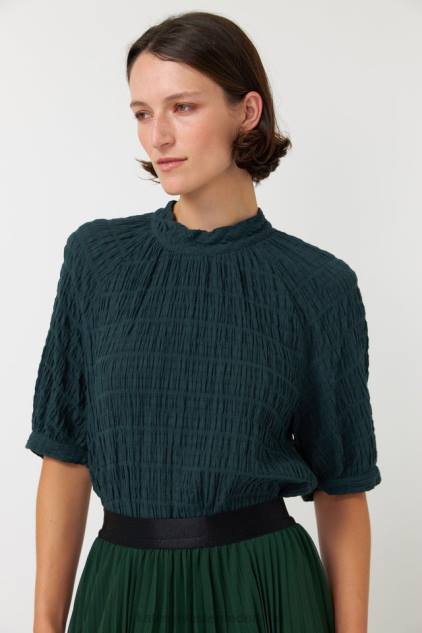 vrouwen seersucker topje Kate Sylvester kleding 8LB4O223 woud