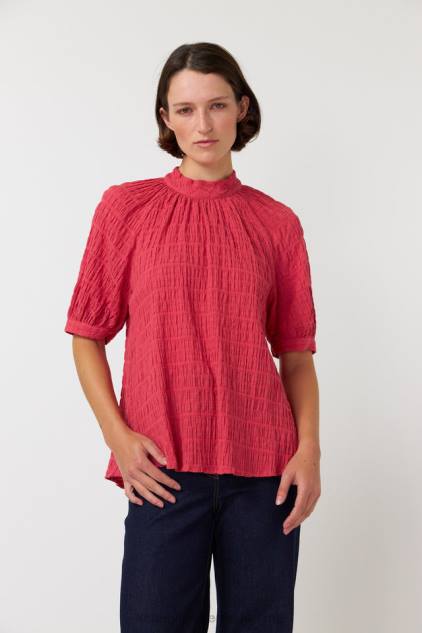 vrouwen seersucker topje Kate Sylvester kleding 8LB4O232 roze