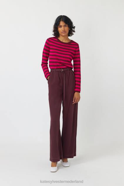 vrouwen tamme trui Kate Sylvester kleding 8LB4O201 roze streep