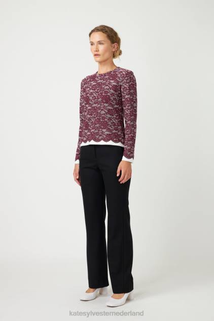 vrouwen tina top Kate Sylvester kleding 8LB4O160 pruim