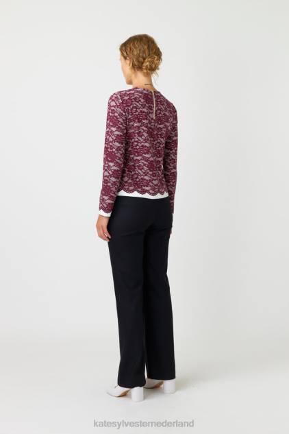 vrouwen tina top Kate Sylvester kleding 8LB4O160 pruim